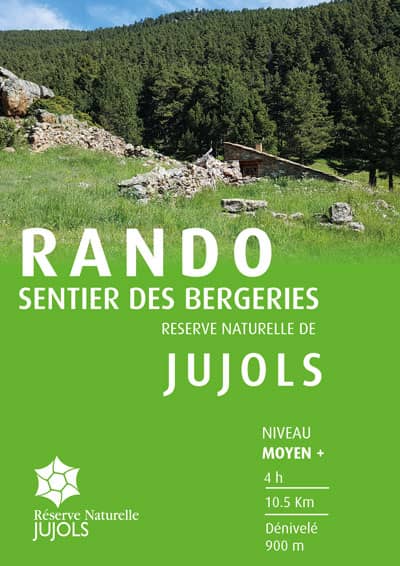 Couverture fiche rando sentier des bergeries réserve naturelle de jujols