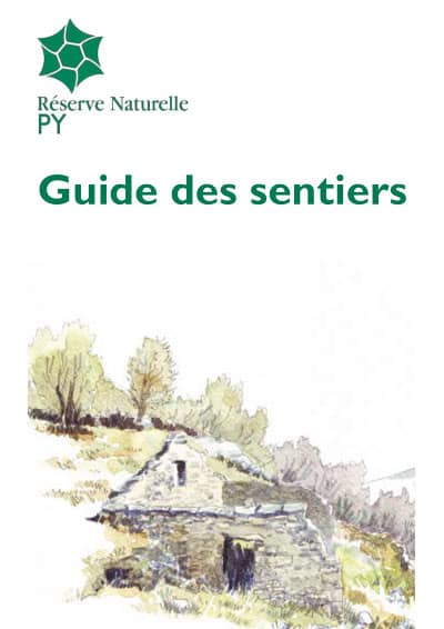 Couverture du guide des sentiers de la réserve naturelle de Py