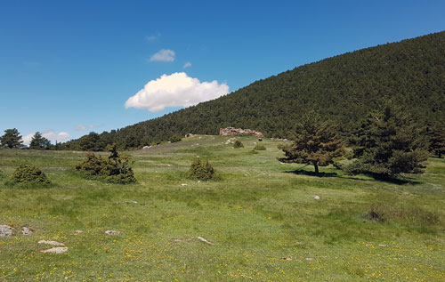 Paysage de la réserve naturelle de Jujols